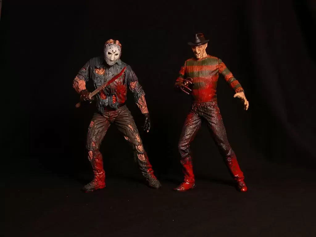 McFarlane - Movie Maniacs - Freddy vs Jason - Freddy Krueger and Jason Voorhees