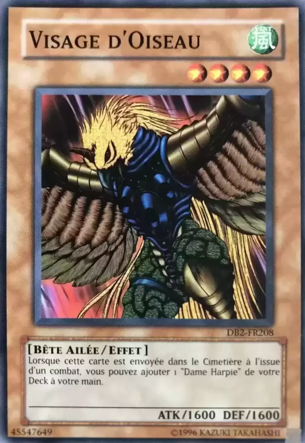Genèse Ténébreuse 2 DB2 - Visage d\'Oiseau