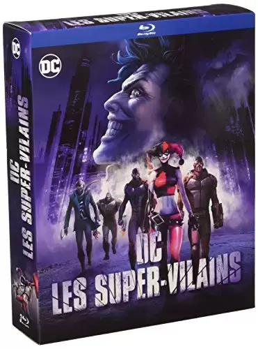Films DC - DC Les Super-Vilains-Coffret The Killing Joke Assaut sur Arkham + Batman et Harley Quinn [Blu-Ray]