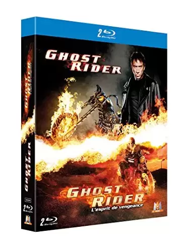 Films MARVEL - Ghost Rider + Ghost Rider : L\'esprit de Vengeance - Coffret Blu-Ray