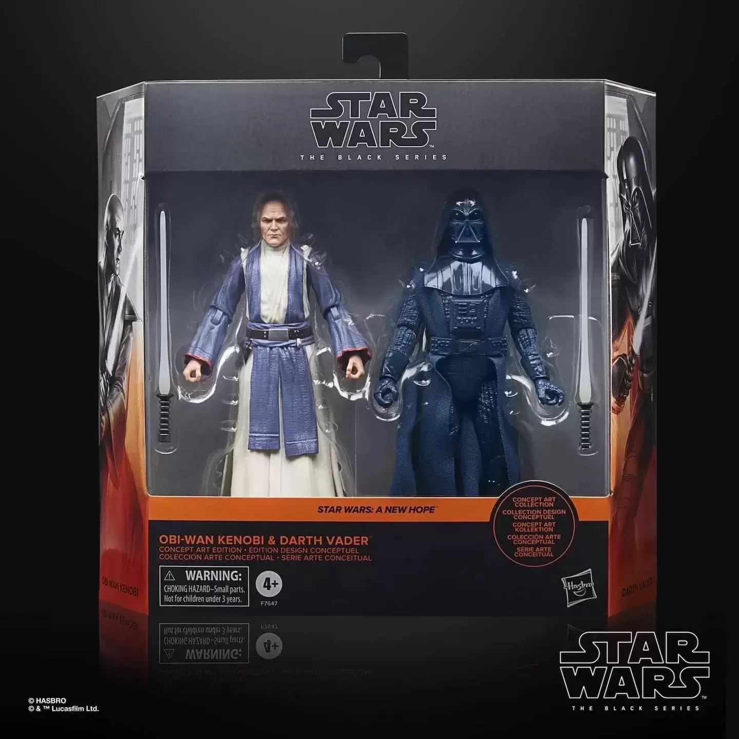 The Black Series - Phase 4 - Obi-Wan & Darth Vader (Concept Art collection)