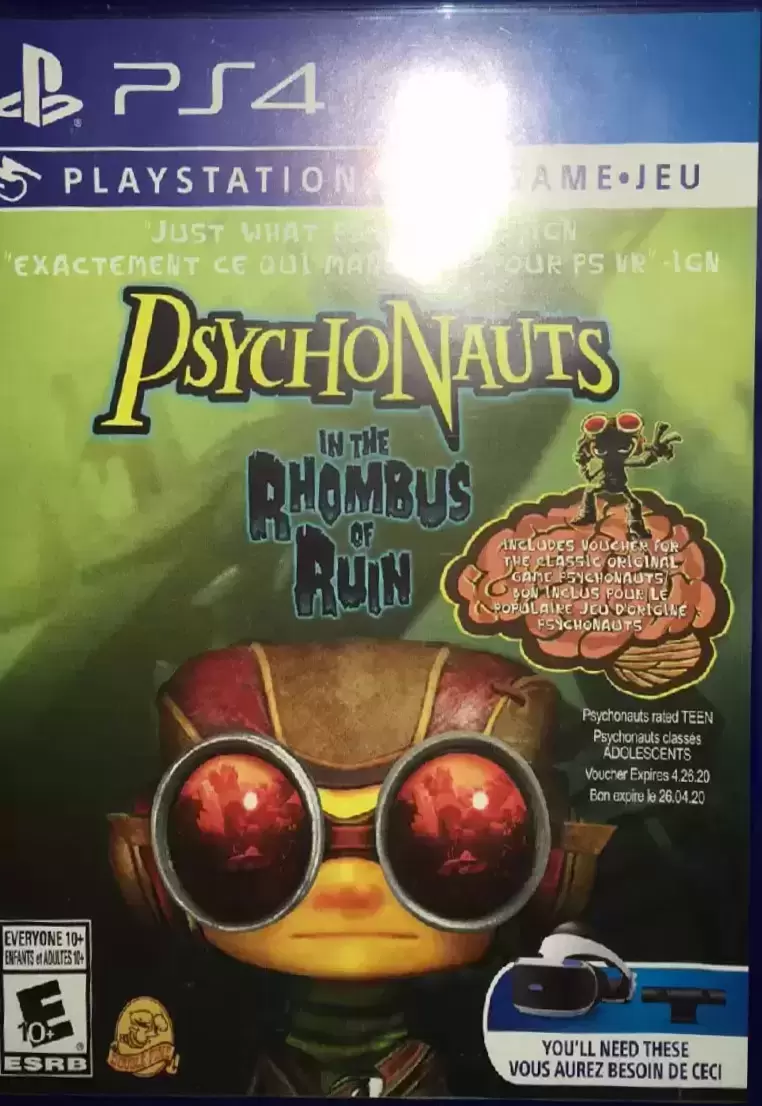 Jeux PS4 - Psychonauts VR