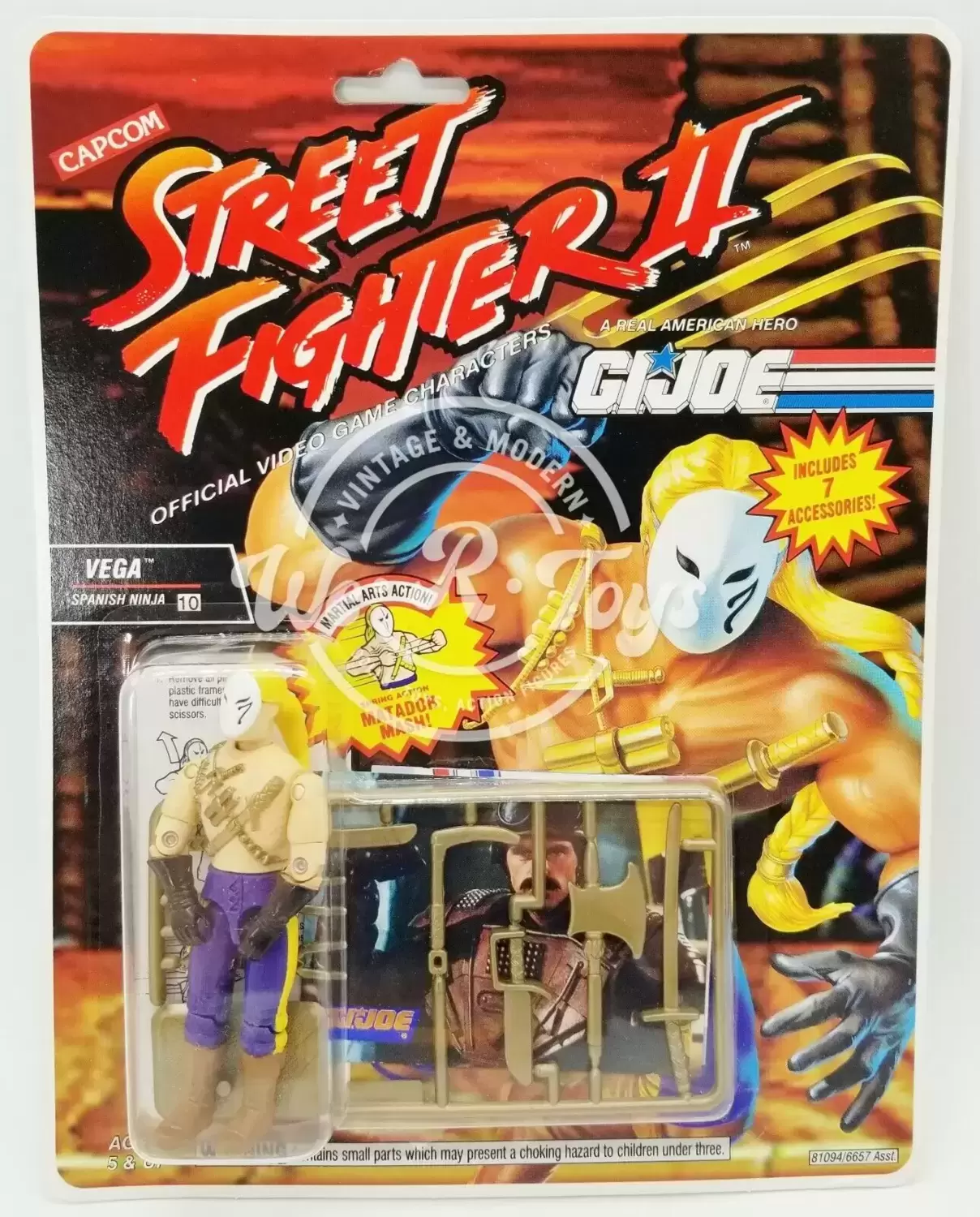 Vega - Street Fighter - Movie - Basic Series - Hasbro Action Figure