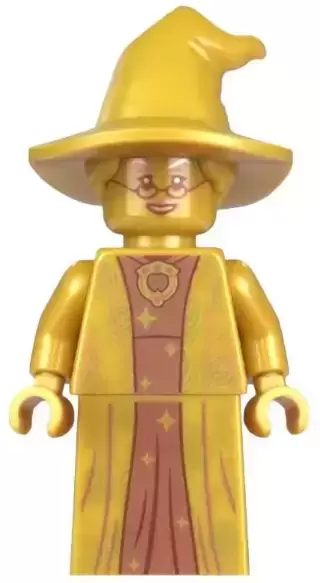Lego Harry Potter Minifigures - Professor Minerva McGonagall, 20th Anniversary Pearl Gold