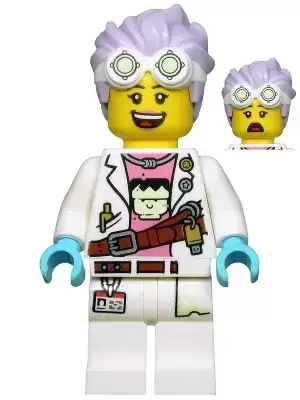 Lego Hidden Side Minifigures - J.B. Watt - Open Smile / Scared