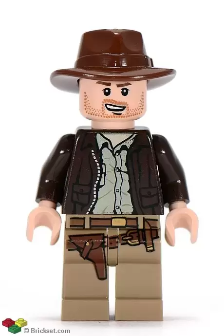 LEGO Indiana Jones Minifigures - Indiana Jones - Open-Mouth Grin
