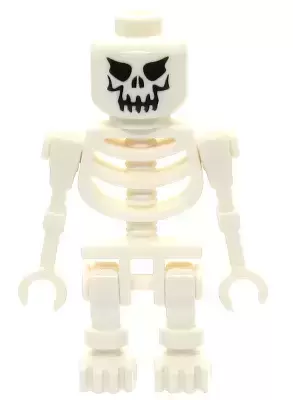 LEGO Indiana Jones Minifigures - Skeleton, Fantasy Era Torso with Evil Skull