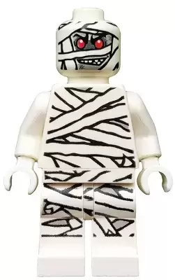 Lego Monster Fighter Minifigures - Mummy - NON-Glow In Dark Pattern