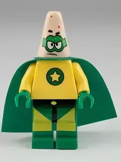 Lego SpongeBob Minifigures - Patrick - Super Hero