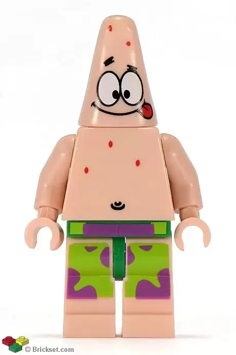 Lego SpongeBob Minifigures - Patrick - Tongue Out