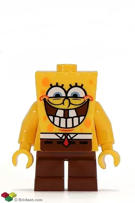 Lego SpongeBob Minifigures - SpongeBob - Grin with Bottom Teeth