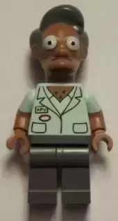 Lego The Simpsons Minifigures - Apu Nahasapeemapetilon with Name Tag