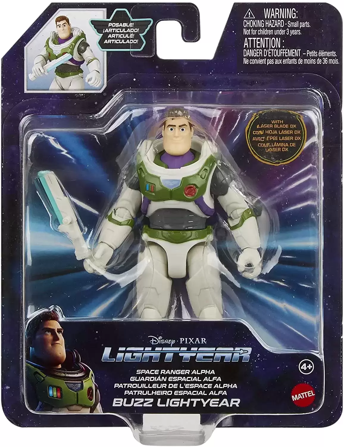 Lightyear - Mattel - Space Ranger Alpha Buzz Lightyear with laser blade DX
