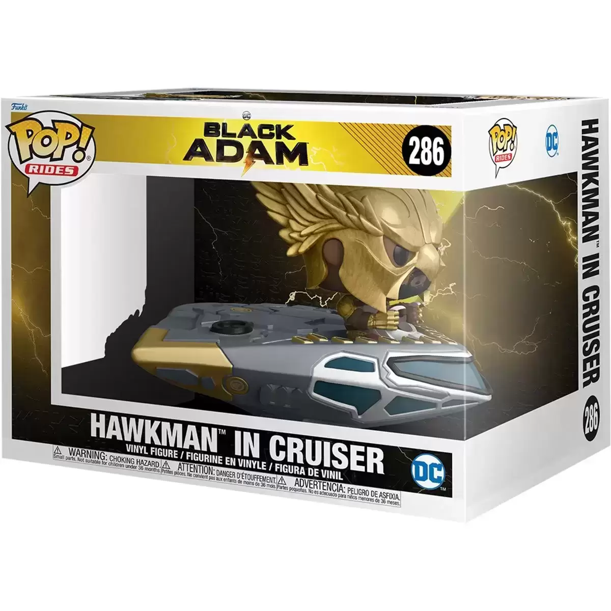 POP! Rides - Black Adam - Hawkman in Cruiser