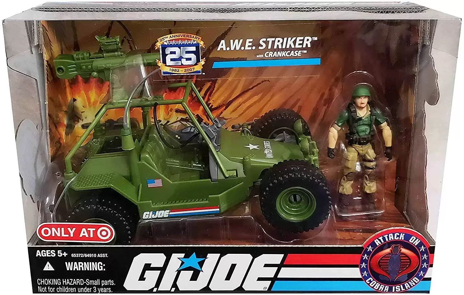 G.I. Joe - 25th Anniversary - A.W.E. Striker with Crankcase