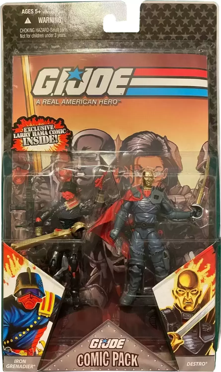 G.I. Joe - 25th Anniversary - Comic Pack : Iron Grenadier & Destro