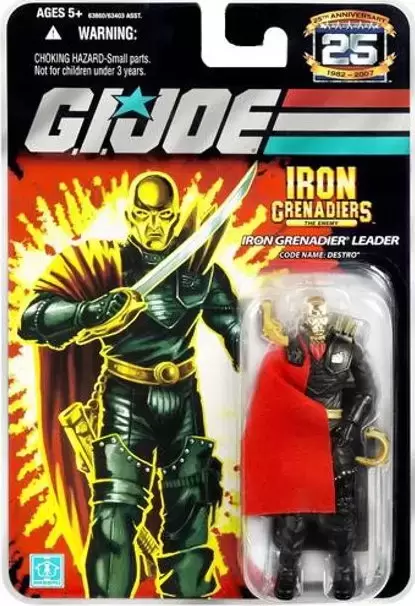 G.I. Joe - 25th Anniversary - Iron Grenadier Leader : Destro