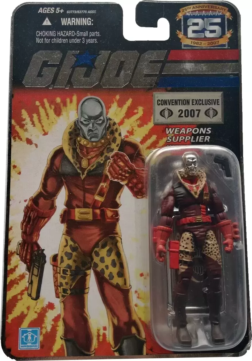 G.I. Joe - 25th Anniversary - Weapons Supplier : Destro (Silver Head)