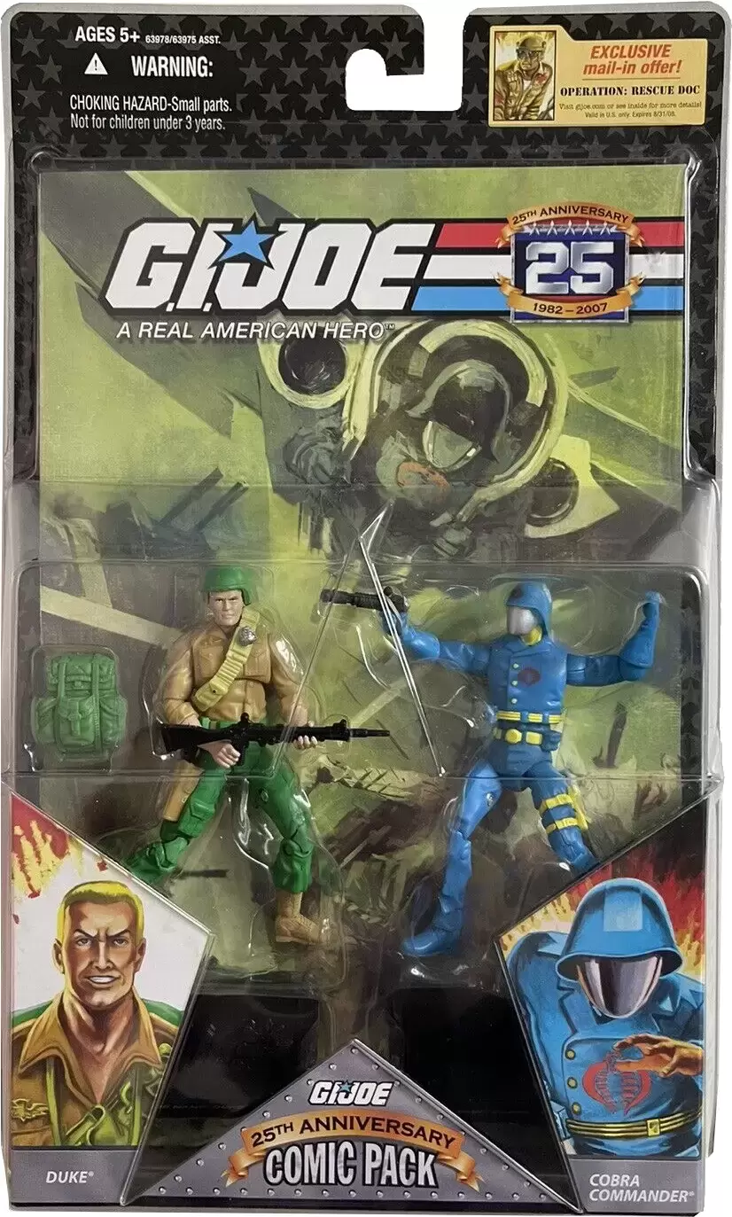 G.I. Joe - 25th Anniversary - Comic Pack : Duke vs Cobra Commander