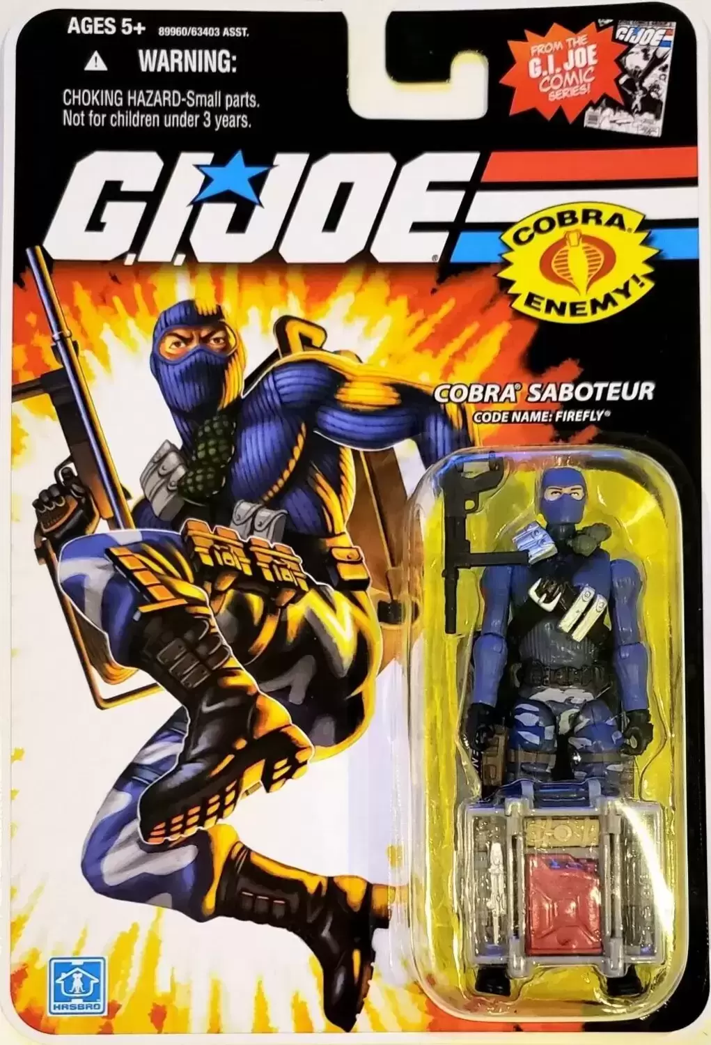 G.I. Joe - 25th Anniversary - Cobra Saboteur : Firefly (Blue)
