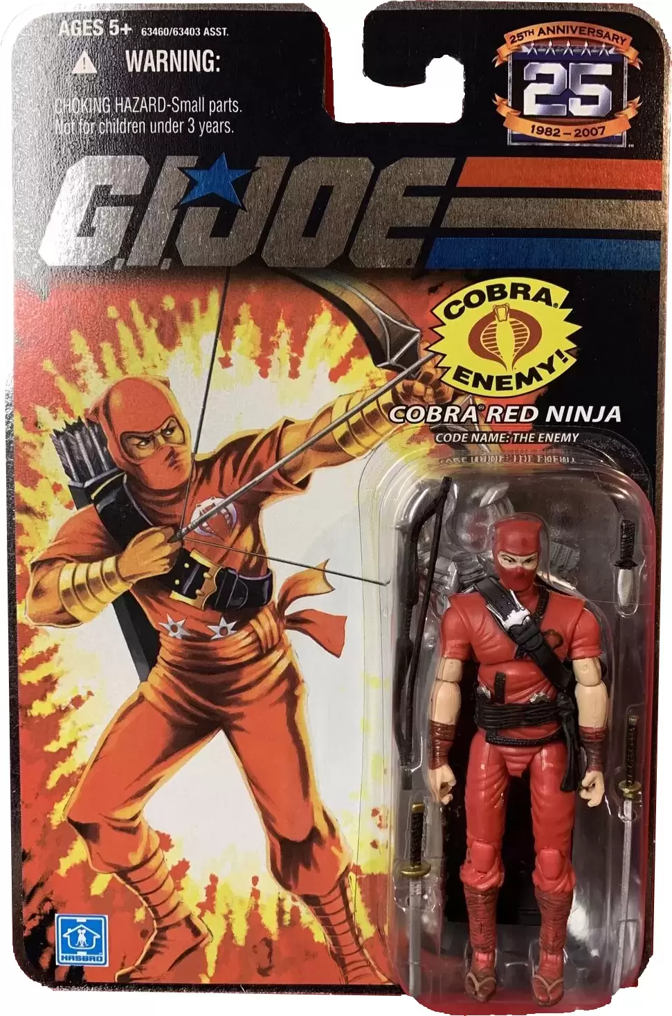 G.I. Joe - 25th Anniversary - Cobra Red Ninja : The Enemy
