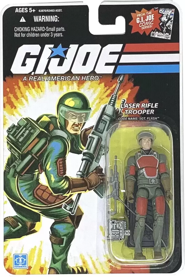 G.I. Joe - 25th Anniversary - Laser Rifle Trooper : Sgt. Flash