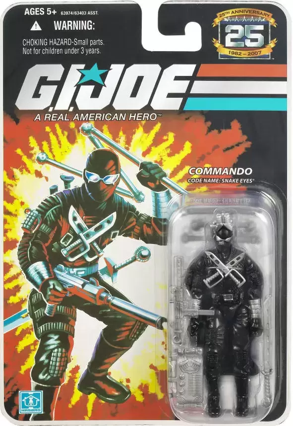 G.I. Joe - 25th Anniversary - Commando : Snake Eyes (v3)