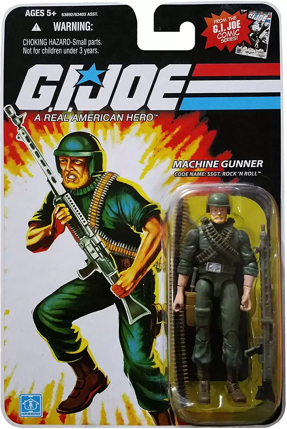 G.I. Joe - 25th Anniversary - Machine Gunner : SSGT Rock \'N Roll
