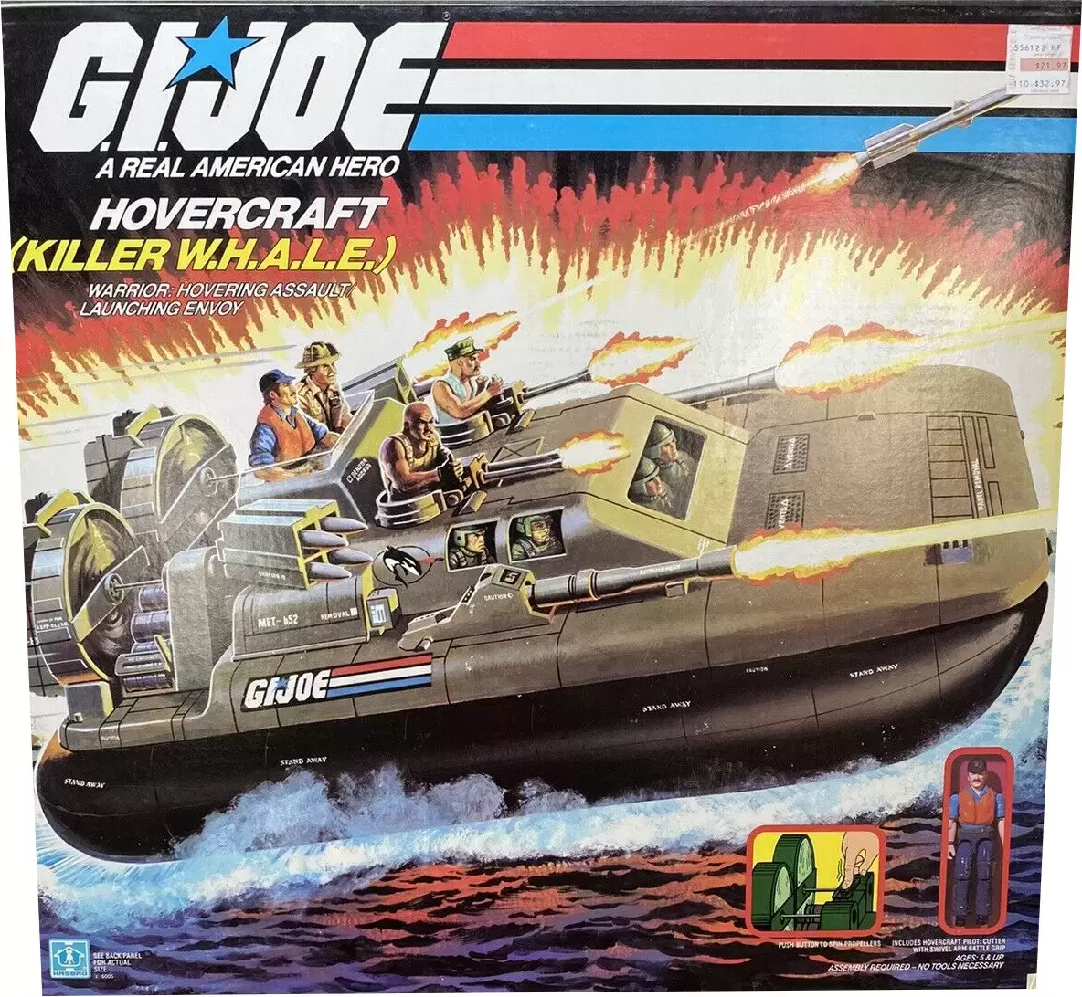G.I. Joe Vintage - Hovercraft - Killer W.H.A.L.E. (Warrior Hovering Assault Launching Envoy)