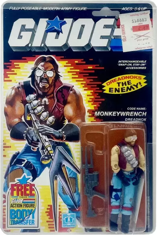 G.I. Joe Vintage - Monkeywrench (Dreadnok)