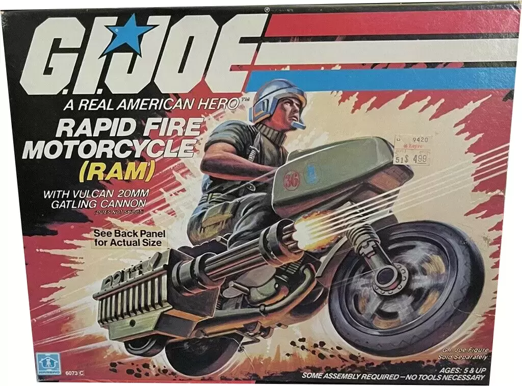 G.I. Joe Vintage - RAM (Rapid Fire Motorcycle)