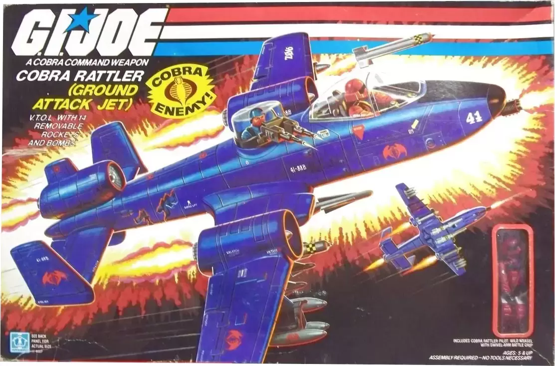 G.I. Joe Vintage - Rattler (Ground Attack Jet)
