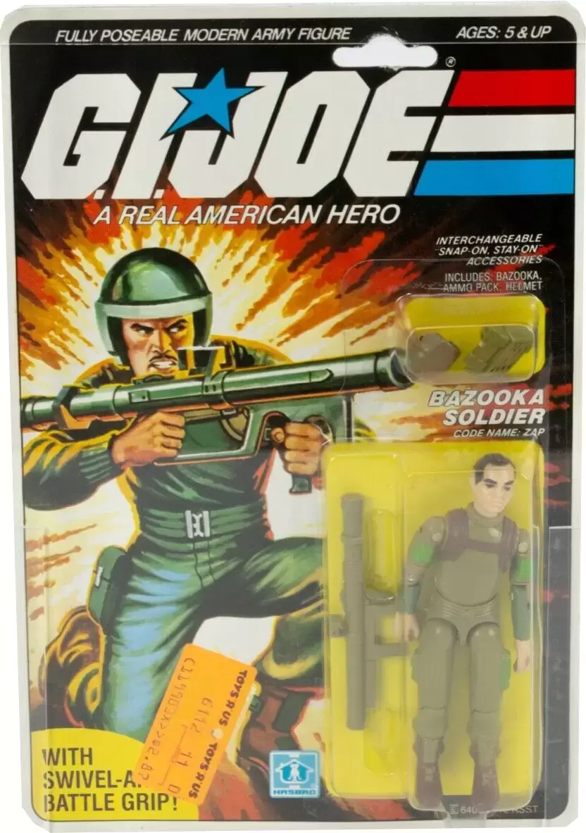 G.I. Joe Vintage - Zap (Bazooka Soldier) - Swivel