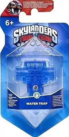 Skylanders Trap Team - Water Log Holder - Wet Walter with Outlaw Brawl & Chain