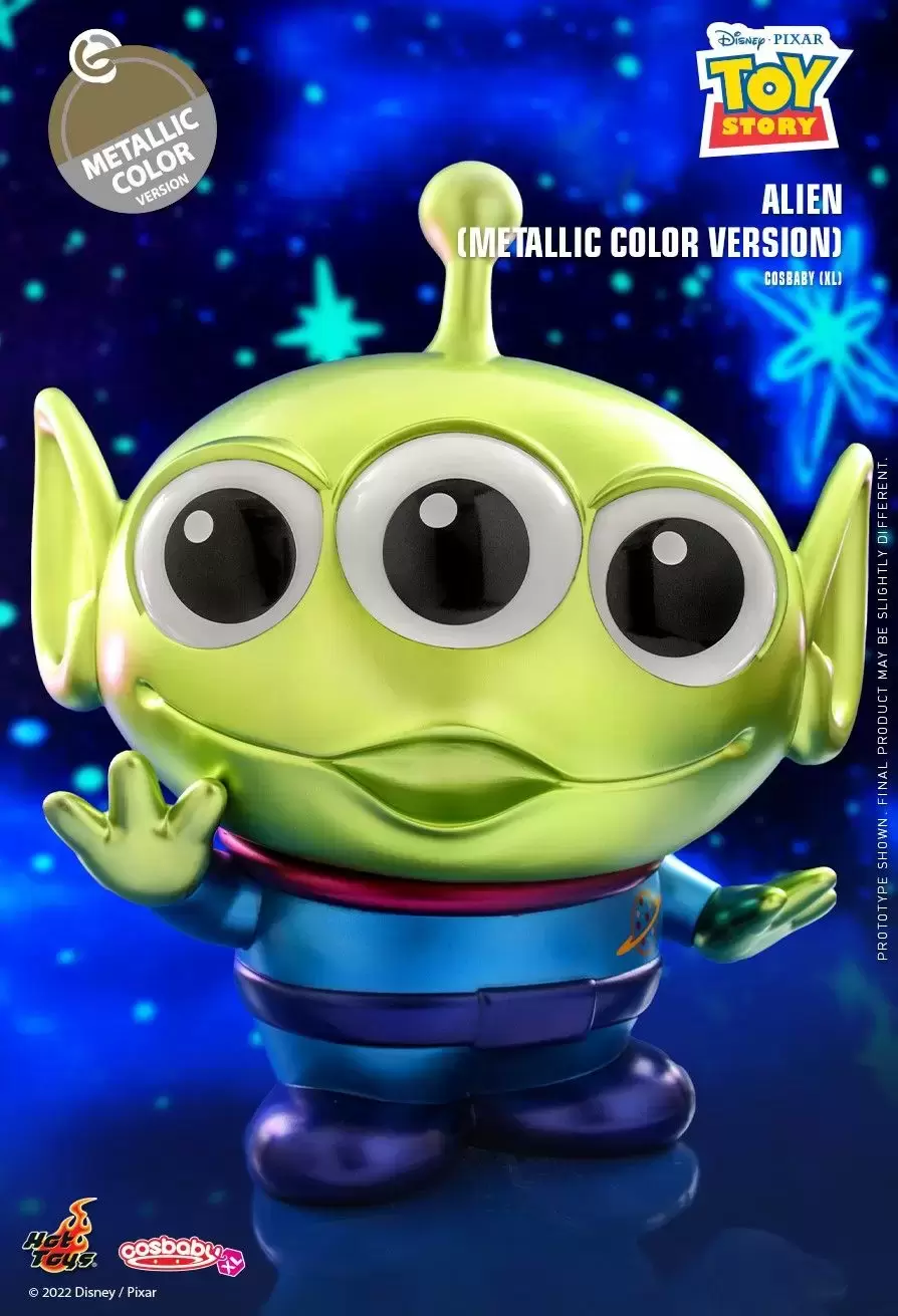 Cosbaby Figures - Toy Story - Alien (Metallic Color Version)