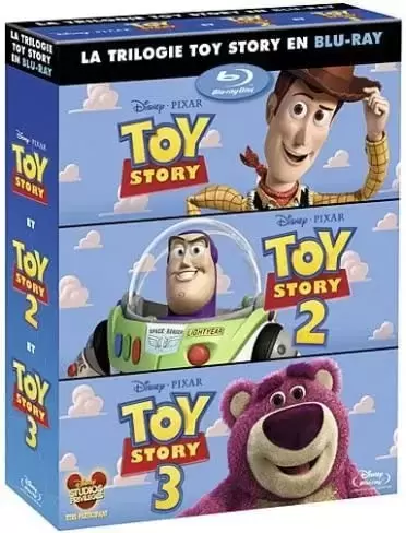 Les grands classiques de Disney en Blu-Ray - Toy Story + Toy Story 2 + Toy Story 3 - Coffret