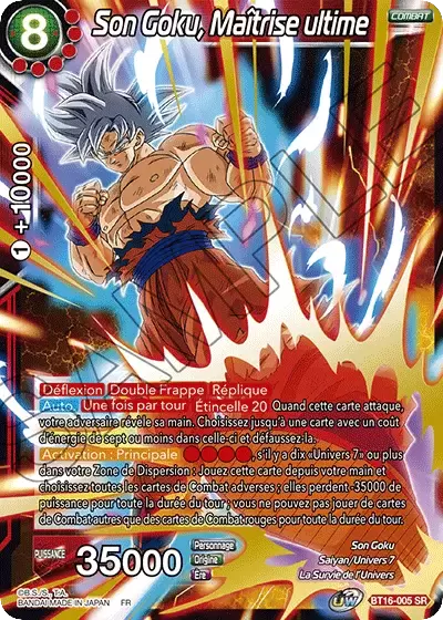 Realm of the Gods [BT16] - Son Goku, Maîtrise ultime