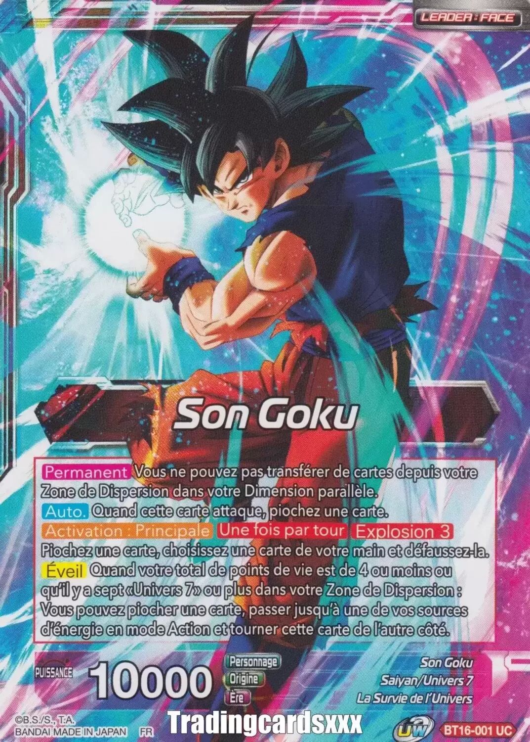 Realm of the Gods [BT16] - Son Goku // Son Goku, Guerrier suprême