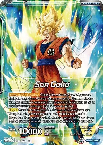 Realm of the Gods [BT16] - Son Goku // Son Goku SSG, Guerrier pourpre