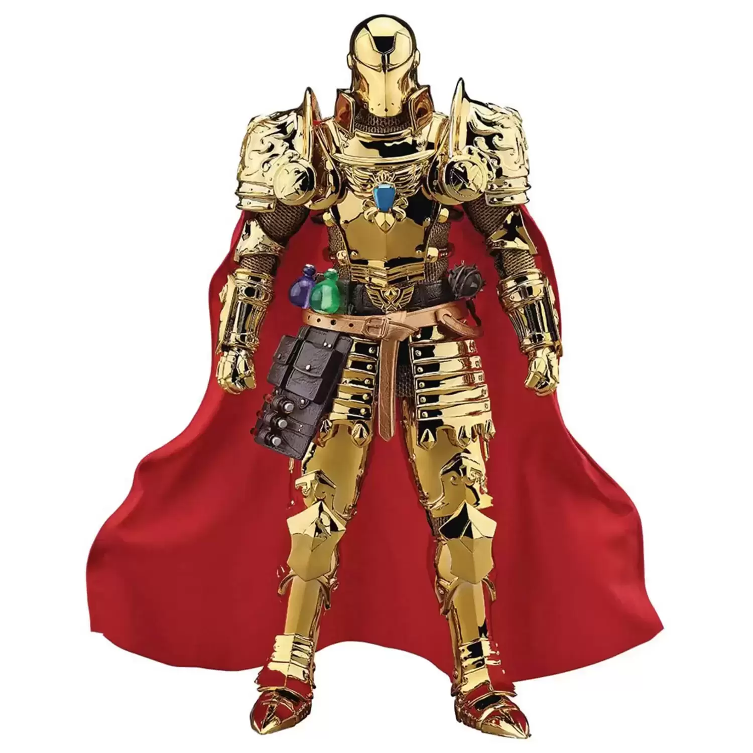 Dynamic 8ction Heroes (DAH) - Marvel - Medieval Knight Iron Man (Gold)
