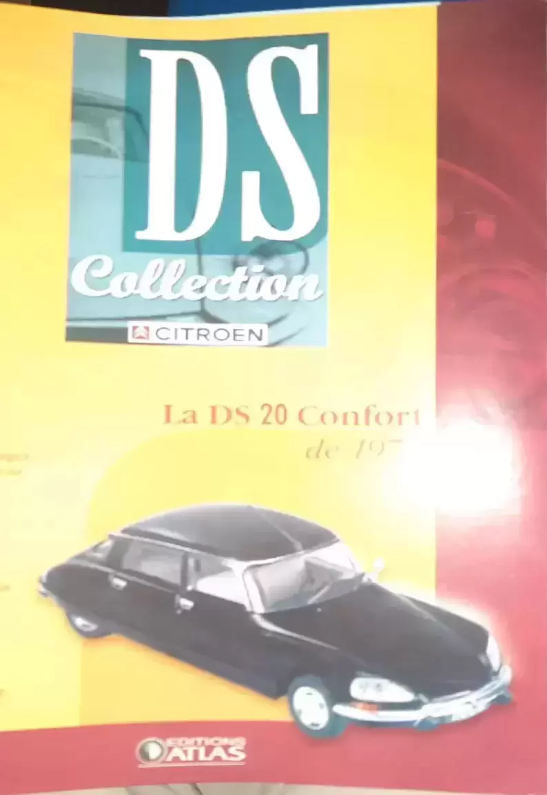 Citroen DS Collection - Editions Atlas - La DS 20 Confort de 1972
