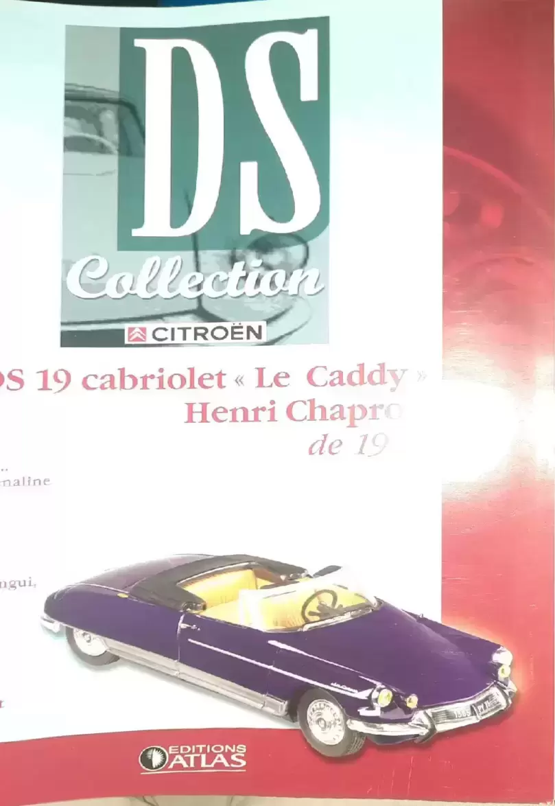 Citroen DS Collection - Editions Atlas - La DS Cabriolet \