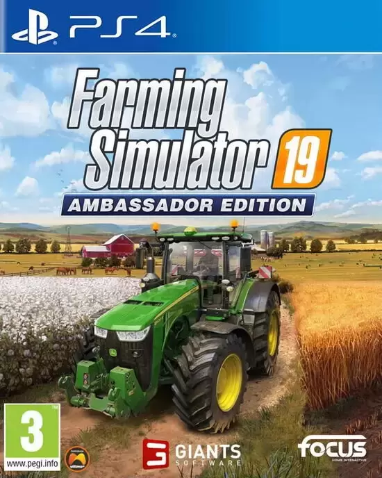 Jeux PS4 - Farming Simulator 19 (Ambassador Edition)