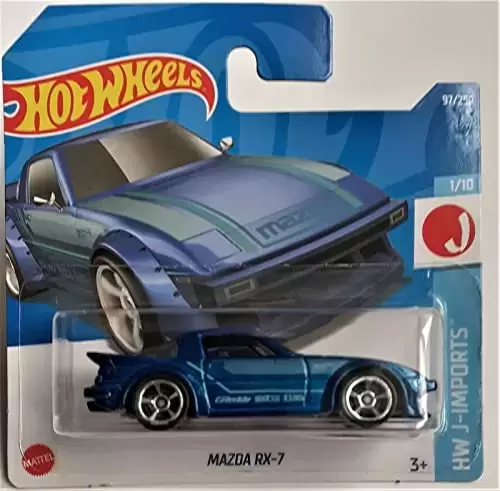 Hot Wheels Classiques - Mazda RX-7 Bleu (97/250)