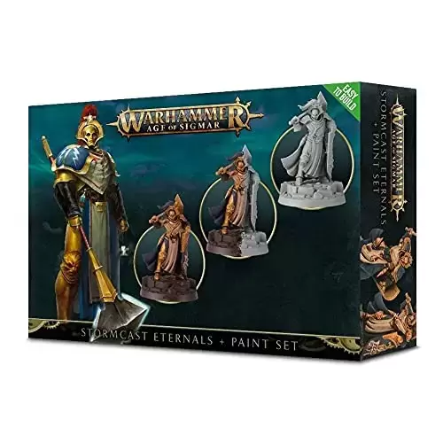 Games Workshop - Warhammer Age of Sigmar Stormcast + Paint Set