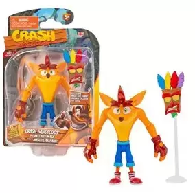 Crash Bandicoot 4 It\'s About Time Action Figures - Crash Bandicoot & Aku Aku