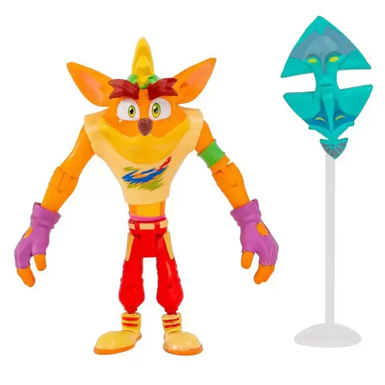 Crash Bandicoot 4 It\'s About Time Action Figures - Crash & Ika-Ika