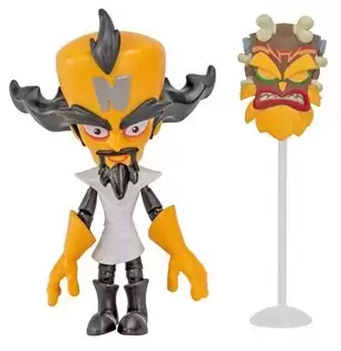 Crash Bandicoot 4 It\'s About Time Action Figures - Dr. Neo Cortex & Uka Uka