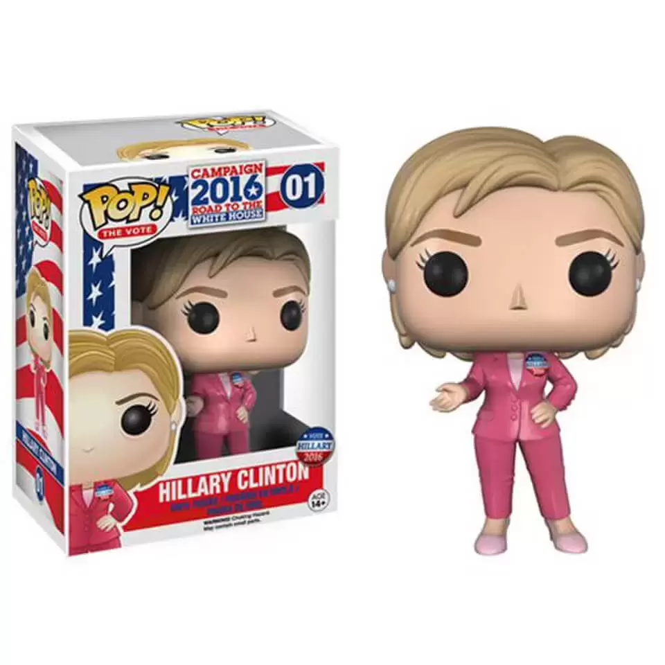 POP! Celebrity - The Vote - Hillary Clinton (Pink)