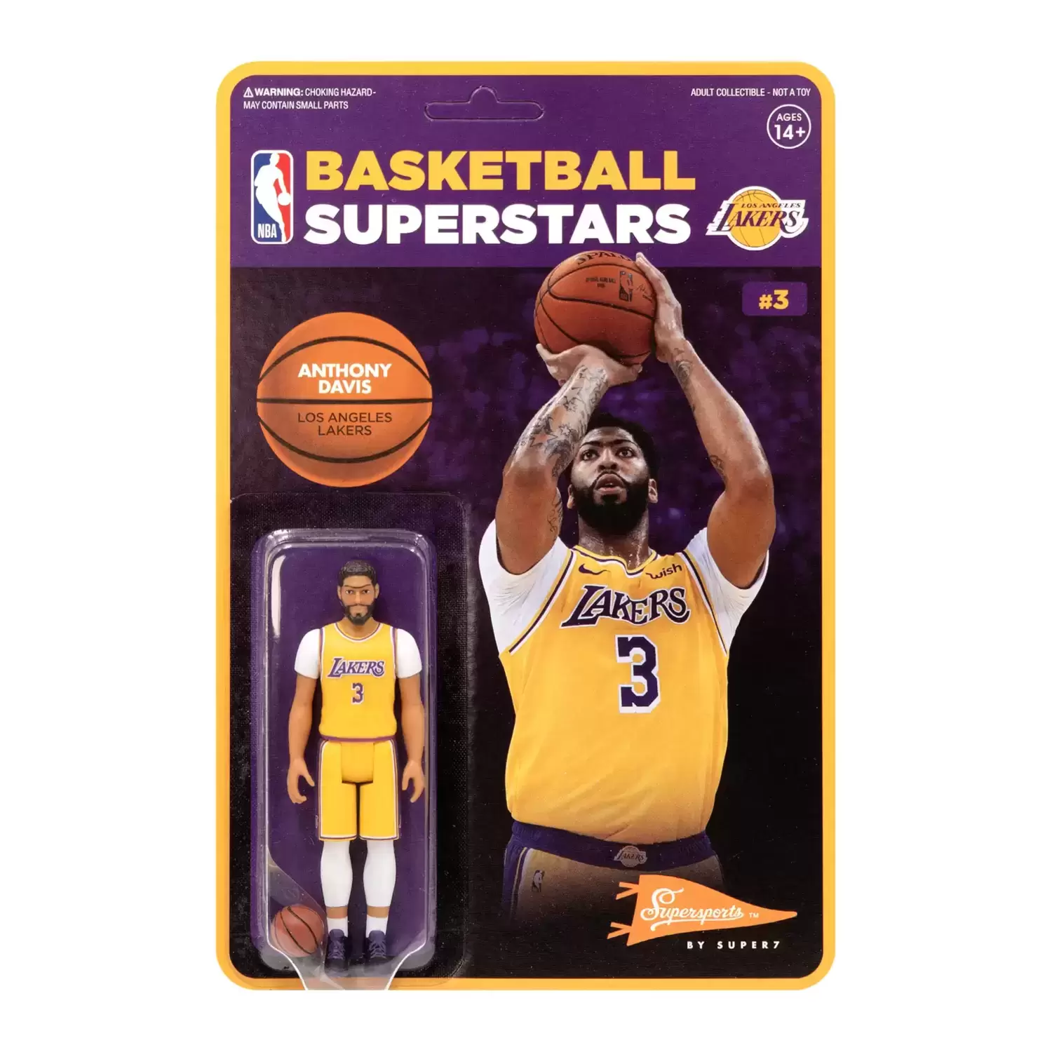 Supersports by Super7 - Supersports Basketball - Anthony Davis (Lakers)